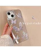 Mirrored Super Fairy Butterfly Case with Makeup Mirror