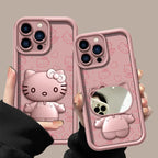 Hello Kitty Mirror Case with Foldable Stand for iPhone