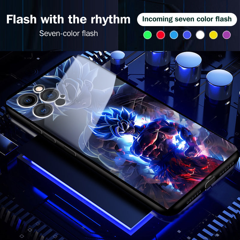 Goku Dragon Ball LED Flash Phone Case
