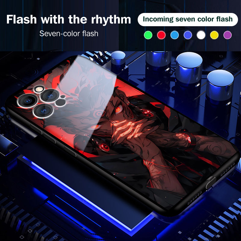 Sukuna Jujutsu Kaisen LED Flash phone Case