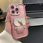 Hello Kitty Mirror Case with Foldable Stand for iPhone