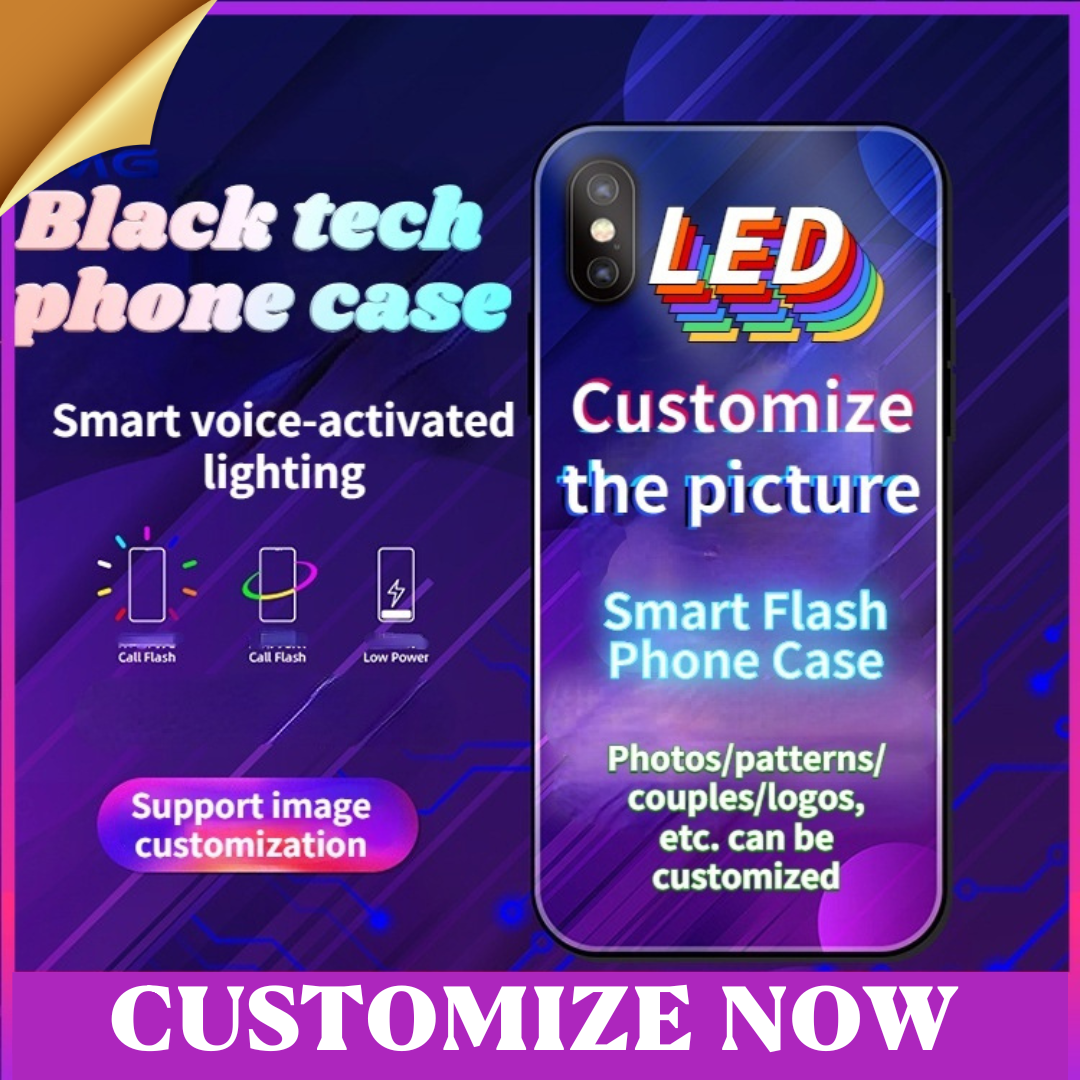 DIY Custom Photo & Design LED Smart Flash Phone Case Main image