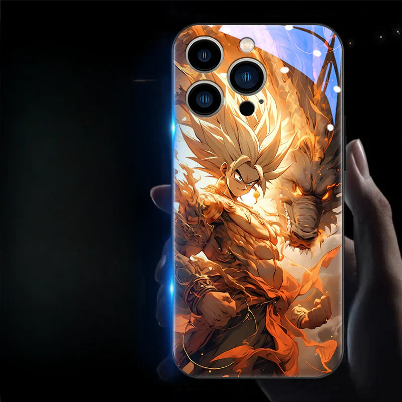 Goku Dragon Ball LED Flash Phone Case