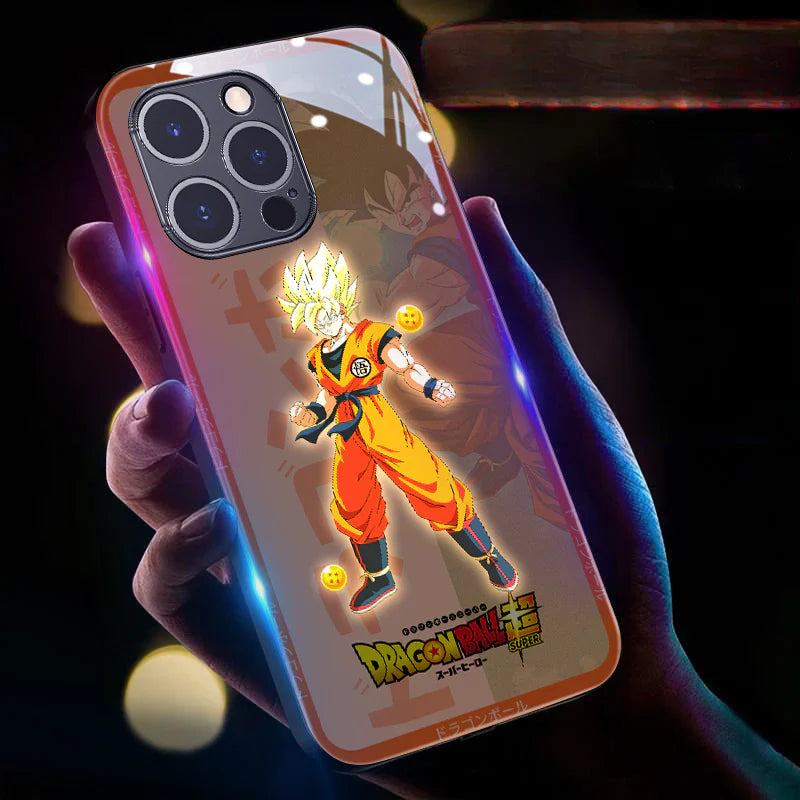 Goku Dragon Ball LED Flash Phone Case