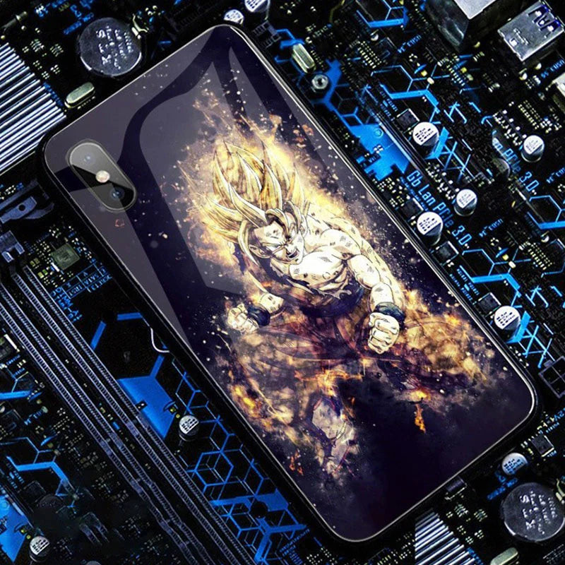 Goku Dragon Ball LED Flash Phone Case