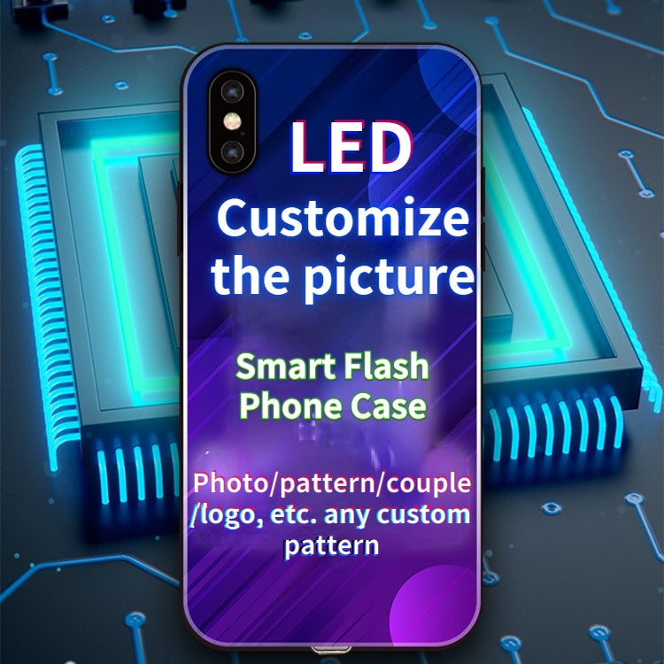 DIY Custom Photo & Design LED Smart Flash Phone Case Secondary image