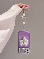 Love Rhinestone Airbag Case - Luxury Anti-Drop Protection