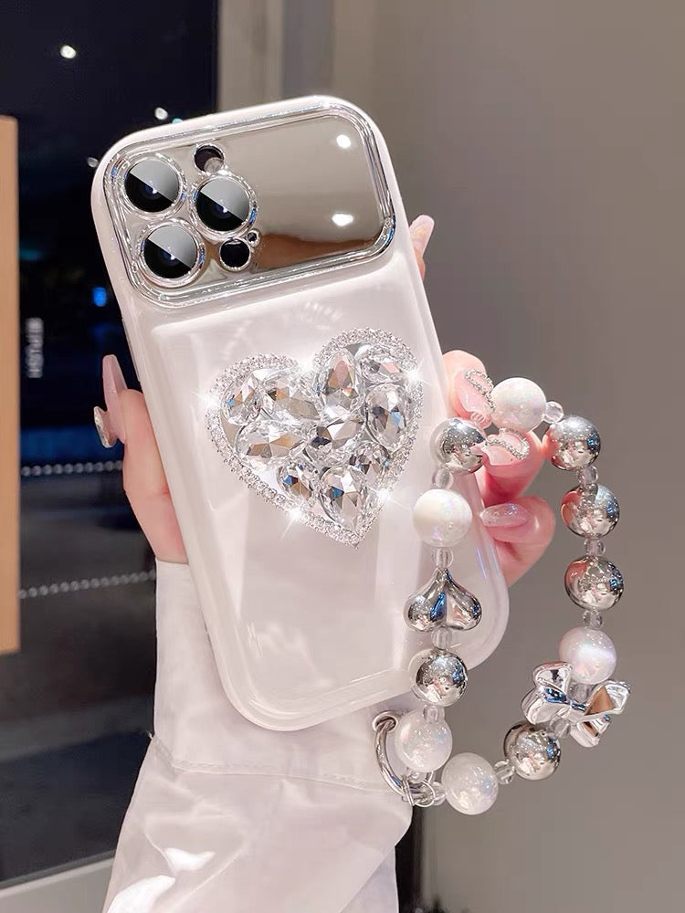 Love Rhinestone Airbag Case - Luxury Anti-Drop Protection Secondary image