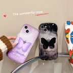Shockproof Wave Edge Butterfly Case - Cute & Protective
