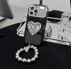 Love Rhinestone Airbag Case - Luxury Anti-Drop Protection